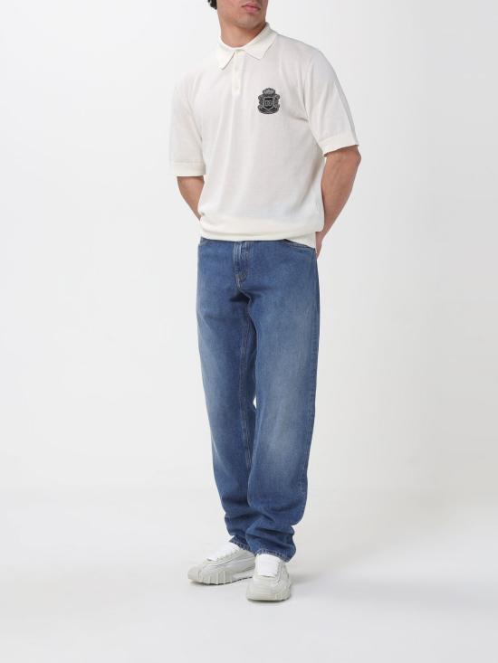 26SS 돌체앤가바나 폴로 티셔츠 GXZ02ZJBCIU W0111 White - DOLCE & GABBANA