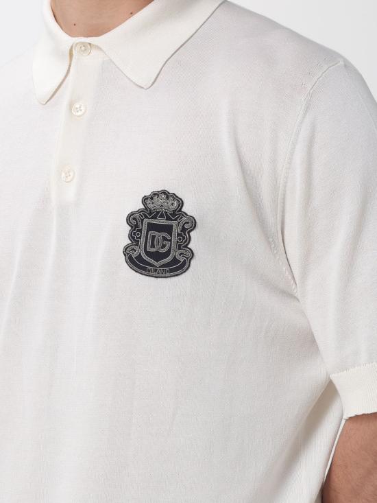 26SS 돌체앤가바나 폴로 티셔츠 GXZ02ZJBCIU W0111 White - DOLCE & GABBANA