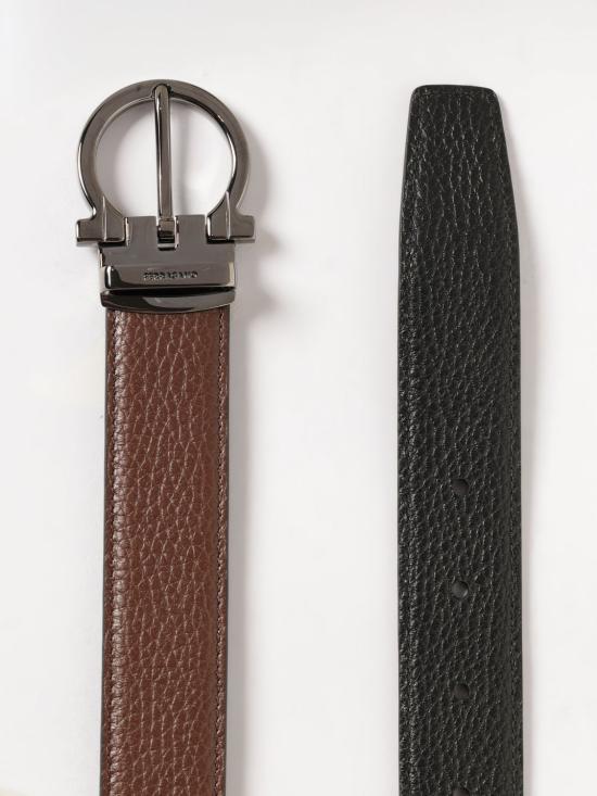 26SS 살바토레 페라가모 가죽 벨트 670302 771976 007 Brown - SALVATORE FERRAGAMO