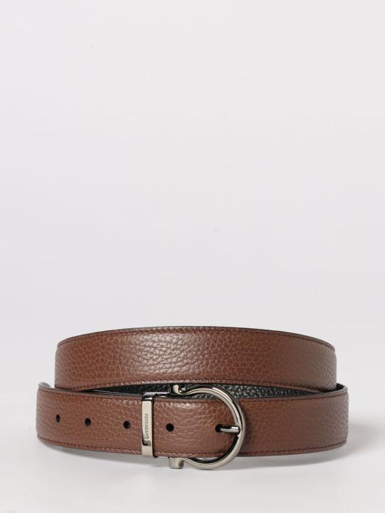 26SS 살바토레 페라가모 가죽 벨트 670302 771976 007 Brown