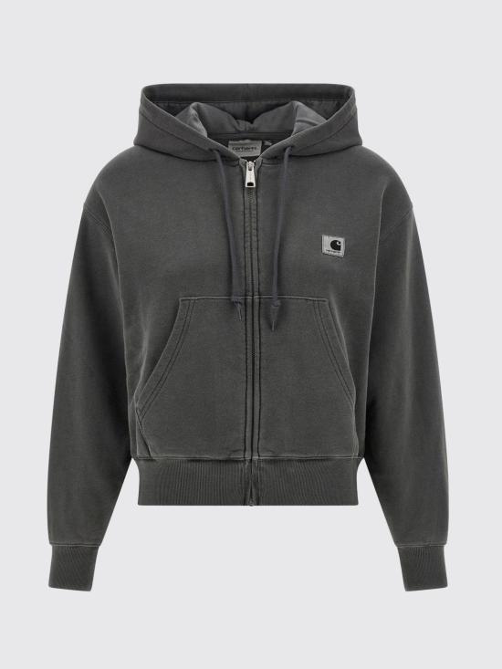 26SS 칼하트 WIP 후디드 넬슨 자켓 가먼트 다이드 I033830 89GD Black - CARHARTT WIP