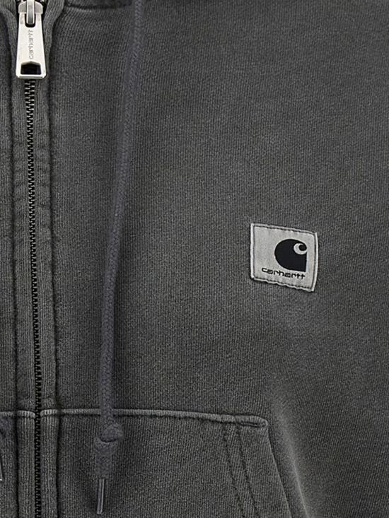 26SS 칼하트 WIP 후디드 넬슨 자켓 가먼트 다이드 I033830 89GD Black - CARHARTT WIP