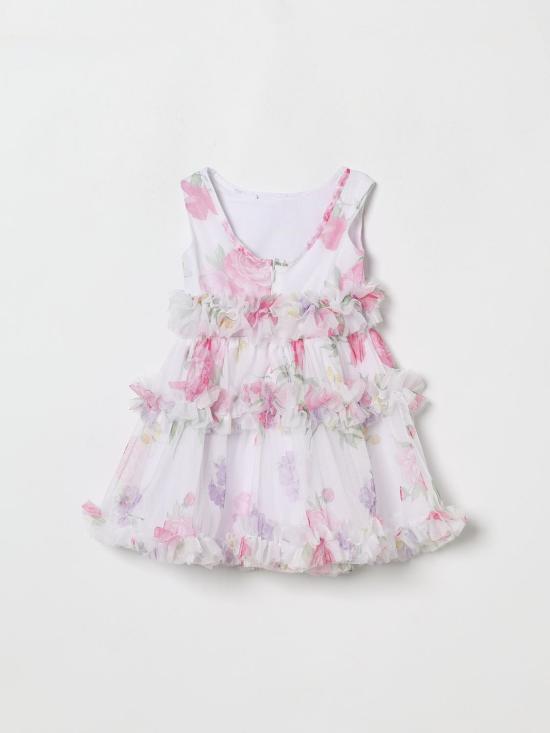 26SS [키즈] 모나리자 원피스 19G9057047 0099 White - MONNALISA