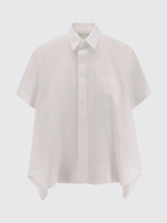 26SS 사카이 셔츠 2608329 151 White - SACAI