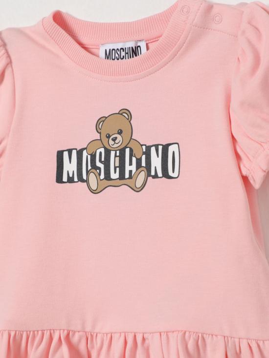 26SS [키즈] 모스키노 점프수트 MAV0C7LBA00 50209 Pink - MOSCHINO