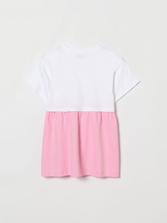 26SS [키즈] 모스키노 원피스 HDV0HRLAA43 84340 White 1 - MOSCHINO