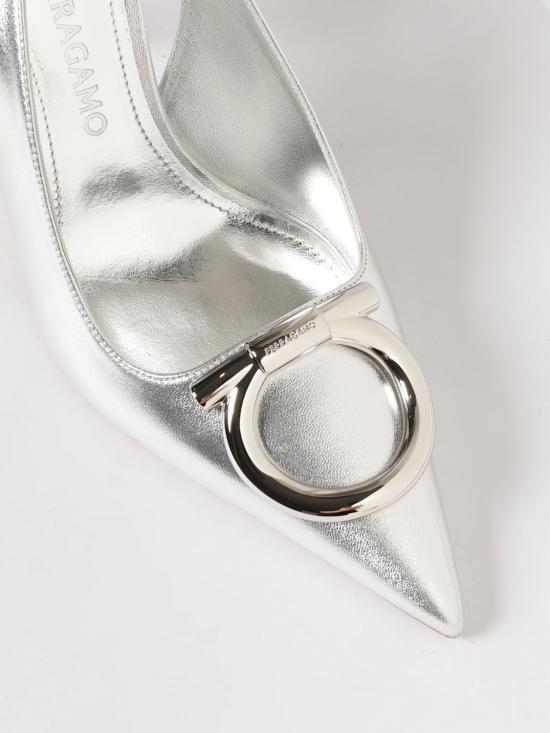 26SS 살바토레 페라가모 힐/펌프스 01K452 790417 009 Silver - SALVATORE FERRAGAMO