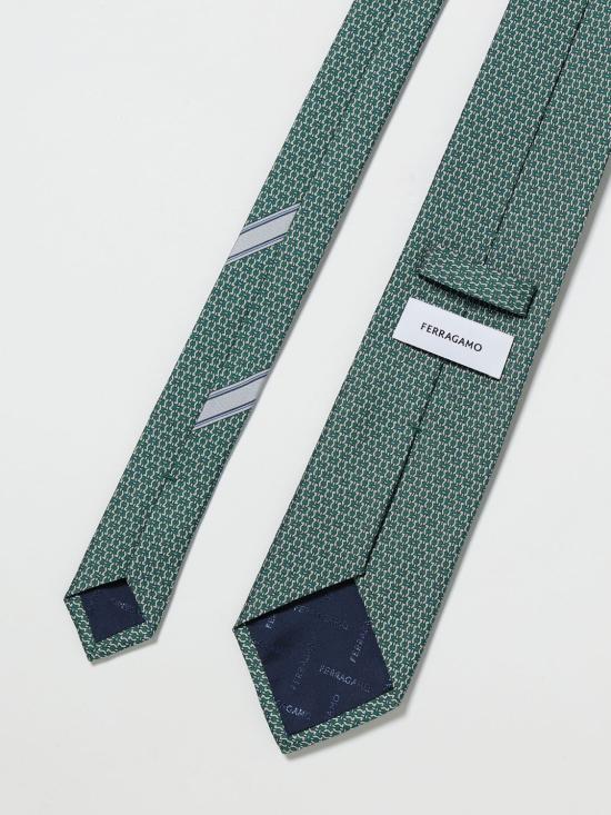 26SS 살바토레 페라가모 넥타이 351324 789054 007 Green - SALVATORE FERRAGAMO