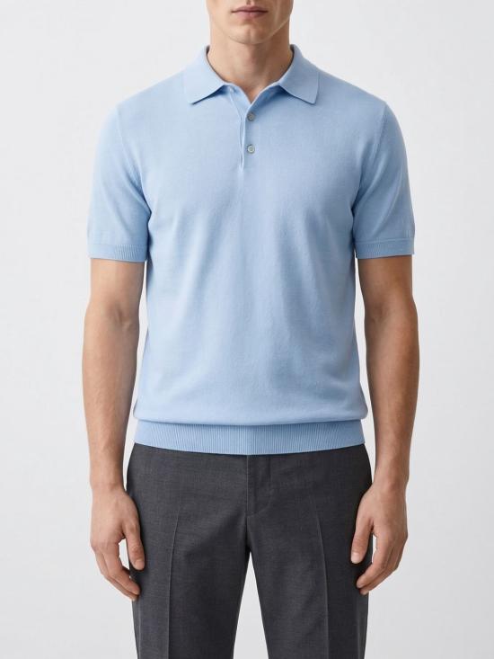 26SS 파올로페코라 폴로 티셔츠 A007F100 6449 Navy