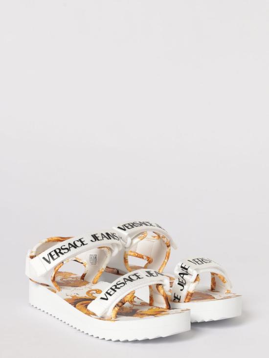 26SS 베르사체 힐/펌프스 80VA3SX4ZSS82 G03 White - VERSACE