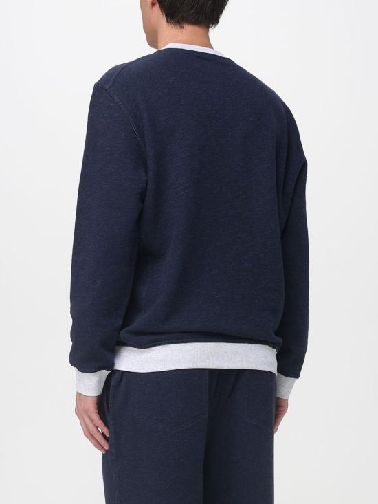 26SS 브루넬로 쿠치넬리 긴팔 티셔츠 MR8313380G CD649 Blue - BRUNELLO CUCINELLI