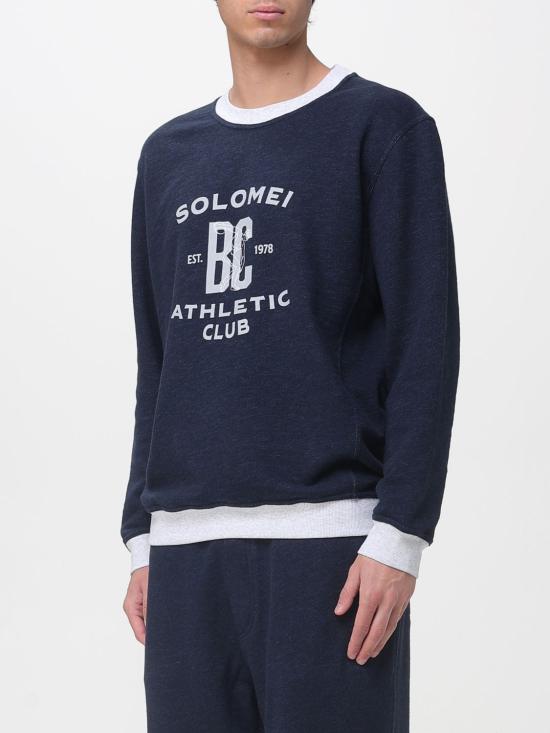 26SS 브루넬로 쿠치넬리 긴팔 티셔츠 MR8313380G CD649 Blue - BRUNELLO CUCINELLI