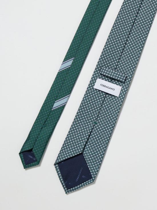 26SS 살바토레 페라가모 넥타이 351332 789219 008 Green - SALVATORE FERRAGAMO