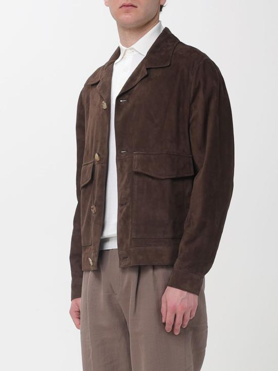 26SS 브루넬로 쿠치넬리 무스탕 MPCFN2064 C8552 Brown - BRUNELLO CUCINELLI