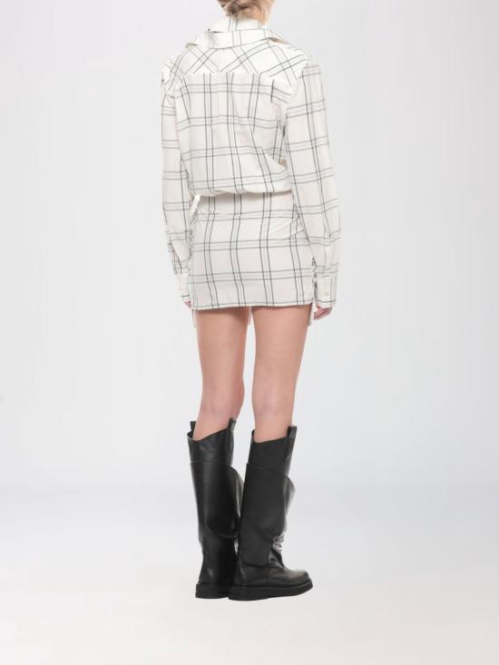 26SS 디 아티코 롱 원피스 260WCA00458CCC125AA 020 Ivory - THE ATTICO