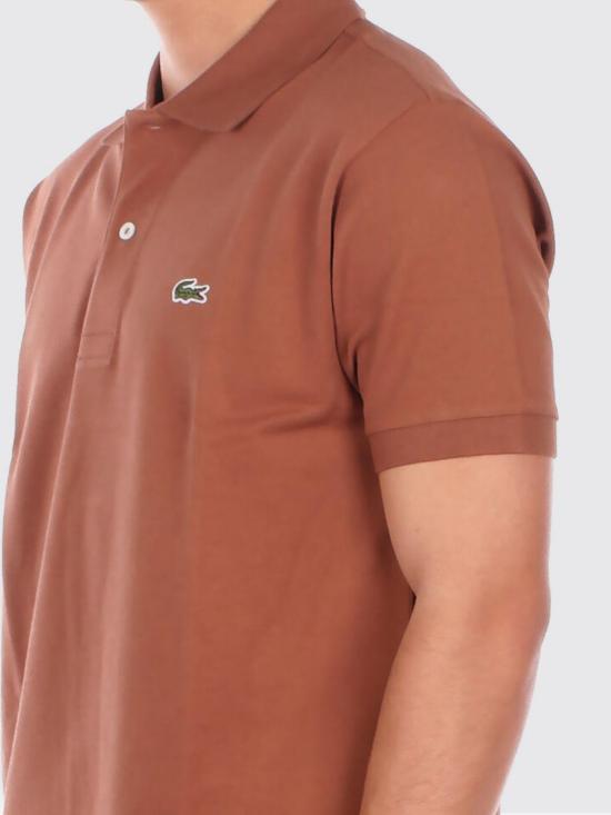 26SS 라코스테 클래식 핏 피케 폴로 셔츠 L1212 LFA Brown - LACOSTE