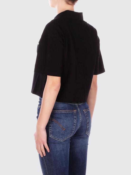 26SS 칼하트 WIP 숏슬리브 칼하트 스크립트 폴로 티셔츠 I034553 0D2XX Black - CARHARTT WIP