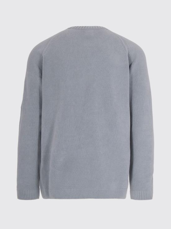26SS 씨피 컴퍼니 코튼 셔닐 크루넥 렌즈 스웨터 20CMKN117A005687G 809 Sky - C.P. COMPANY