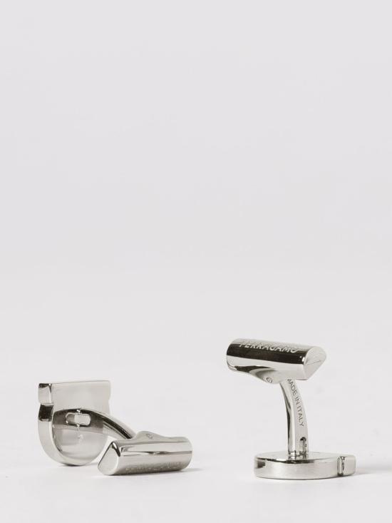 26SS 살바토레 페라가모 커프스 링크/타이 홀더 770403 791266 001 Silver - SALVATORE FERRAGAMO