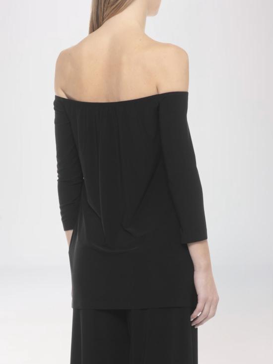 26SS 노마카말리 탑 KK4266PL130 001 Black - NORMA KAMALI