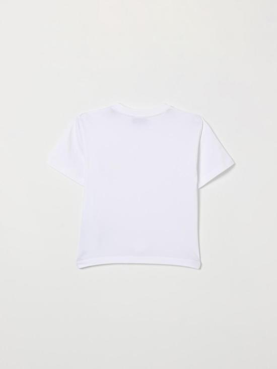 26SS [키즈] 모스키노 티셔츠 HDM076LBA00 10101 White - MOSCHINO