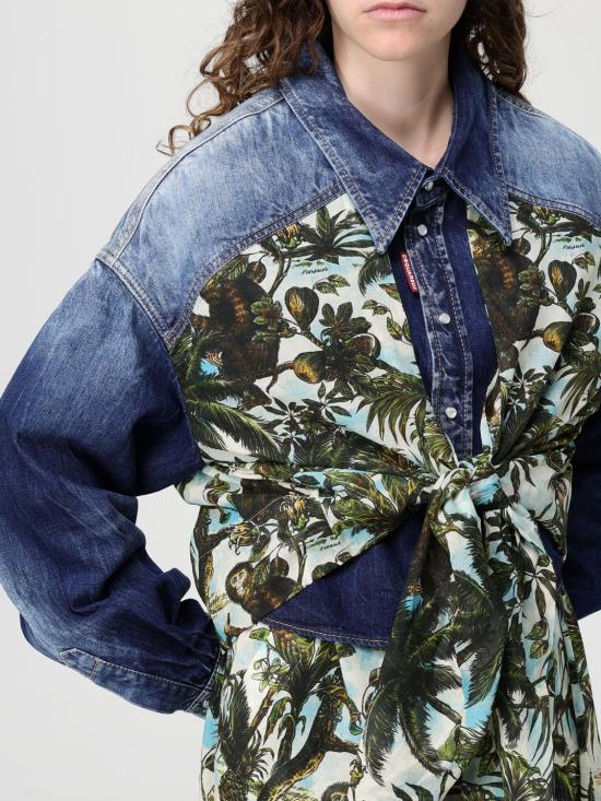 26SS 디스퀘어드2 셔츠 S75DL0930D30011 470 Green - DSQUARED2