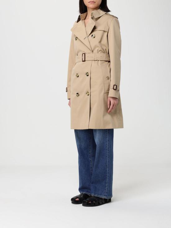 26SS 버버리 미드 렝스 켄싱턴 헤리티지 트렌치 코트 8117243 Yellow - BURBERRY