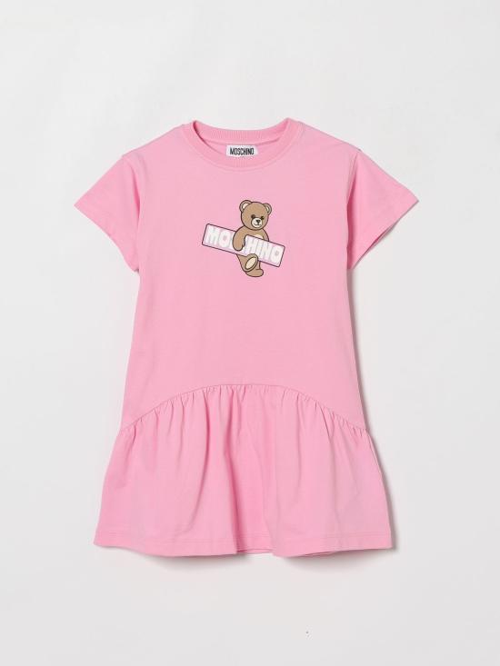 26SS [키즈] 모스키노 원피스 HDV0HKLFA07 51473 Pink
