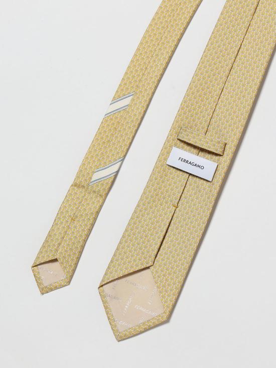 26SS 살바토레 페라가모 넥타이 351324 789055 008 Yellow - SALVATORE FERRAGAMO