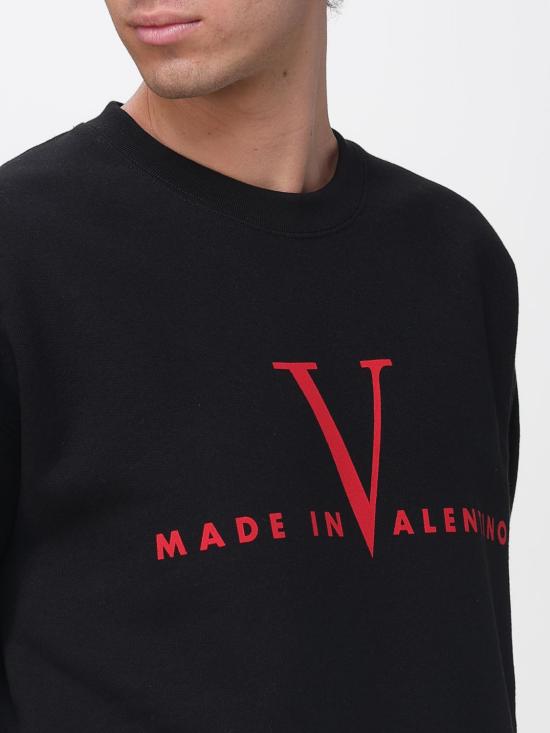 26SS 발렌티노 가라바니 긴팔 티셔츠 8V3MF28RBCU 0NR Black - VALENTINO GARAVANI