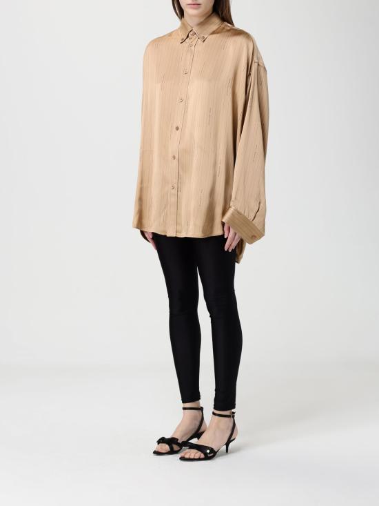 25FW 발렌시아가 셔츠 841012TSLA6 2684 Camel - BALENCIAGA