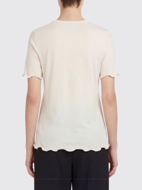 26SS 질샌더 반팔 티셔츠 J01NF0006J20341 105 Ivory - JIL SANDER