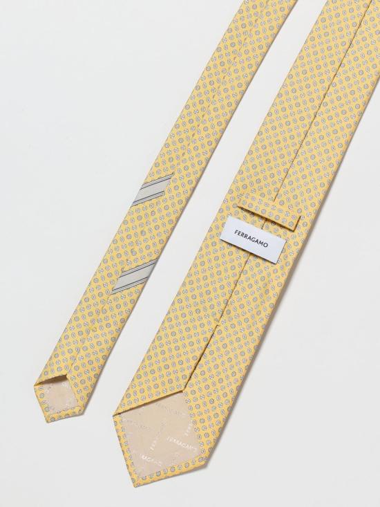 26SS 살바토레 페라가모 넥타이 351310 788872 006 Yellow - SALVATORE FERRAGAMO