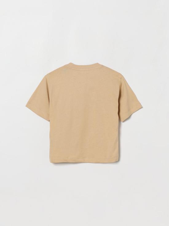 26SS [키즈] 모스키노 티셔츠 HUM05PLAA23 20829 Beige - MOSCHINO