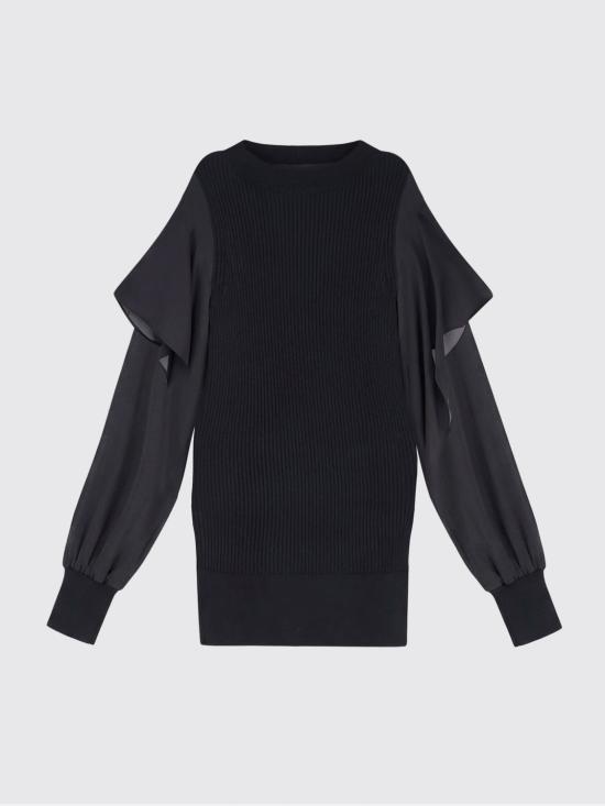 26SS 사카이 스웨터 2608336 001 Black - SACAI