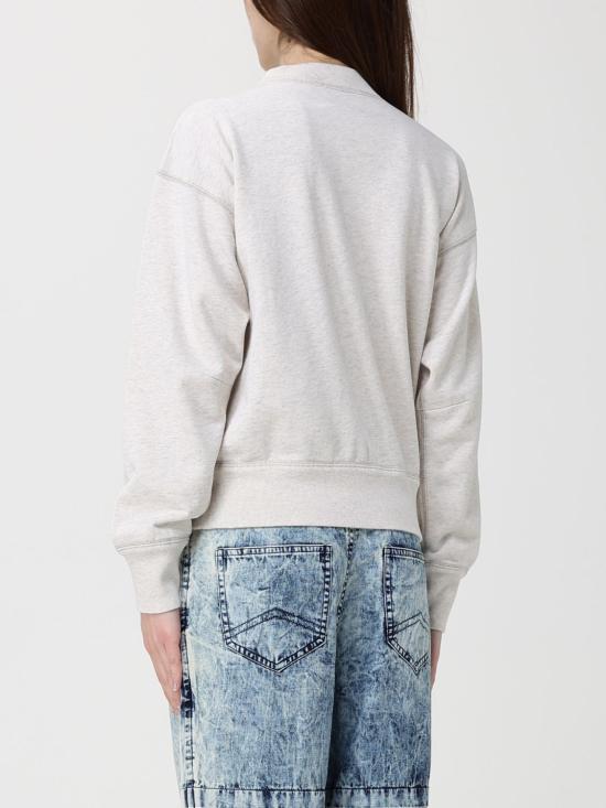 26SS 이자벨마랑에뚜왈 모비 로고 스웨트셔츠 SW0003FAA1M07E 23EC Beige - ISABEL MARANT ETOILE