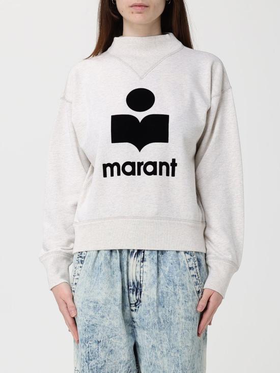 26SS 이자벨마랑에뚜왈 모비 로고 스웨트셔츠 SW0003FAA1M07E 23EC Beige