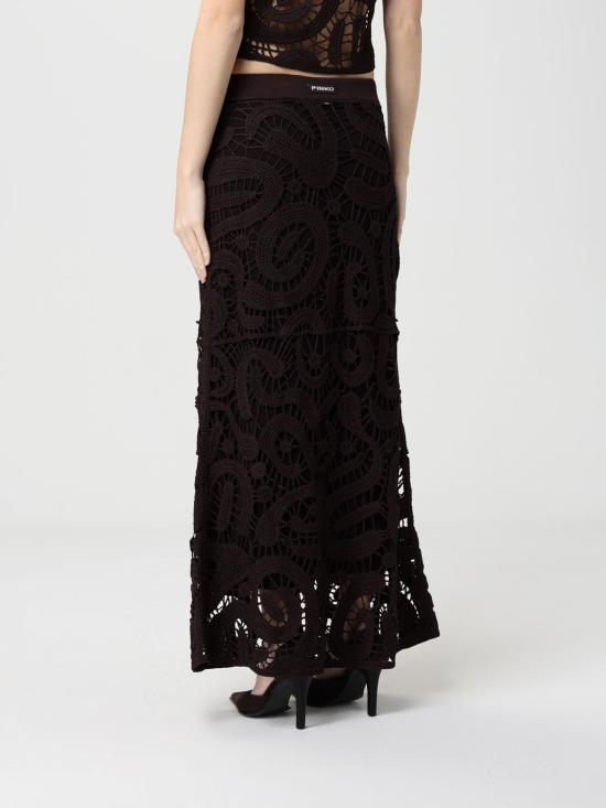 26SS 핑코 스커트 106353A354 M05 Brown - PINKO