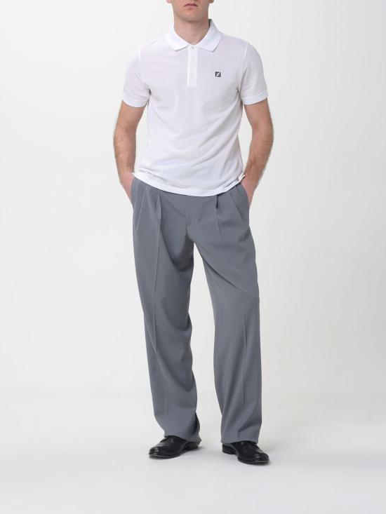 26SS 펜디 폴로 티셔츠 FY0985AUA5 F0QA0 White - FENDI