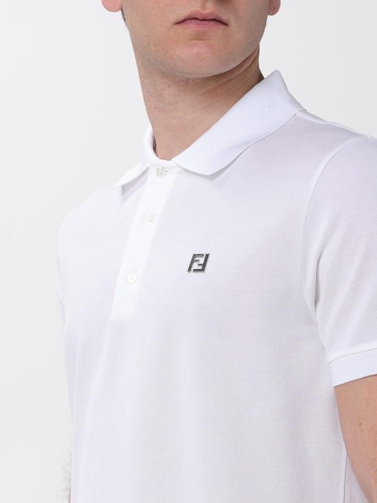 26SS 펜디 폴로 티셔츠 FY0985AUA5 F0QA0 White - FENDI