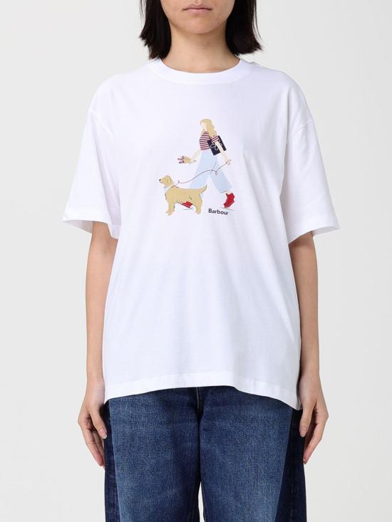 26SS 바버 반팔 티셔츠 LTS0713 WH11 White