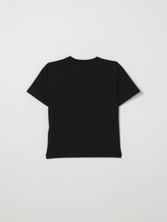 26SS [키즈] 모스키노 티셔츠 HDM076LBA00 60100 Black - MOSCHINO