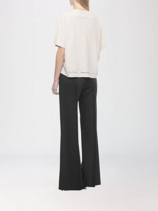 26SS 비비안웨스트우드 반팔 티셔츠 3G010055J00B8 C401 Beige - VIVIENNE WESTWOOD