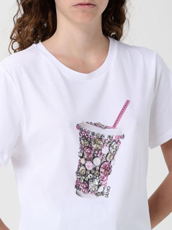 26SS 리우조 반팔 티셔츠 WA6237JS923 P9331 White - LIU JO