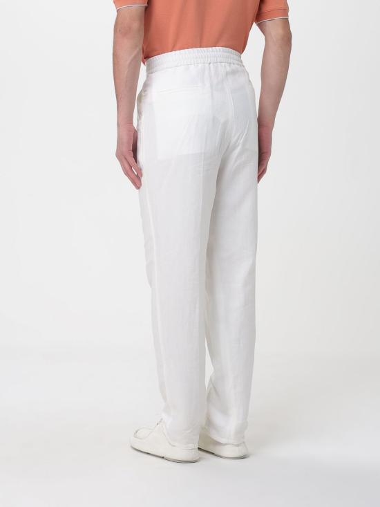 26SS 브루넬로 쿠치넬리 팬츠 MH255E1710 C1900 White 1 - BRUNELLO CUCINELLI