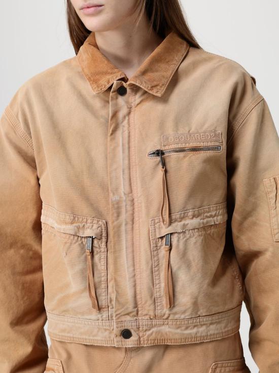 26SS 디스퀘어드2 자켓 S75AM1183D35106 126 Brown - DSQUARED2