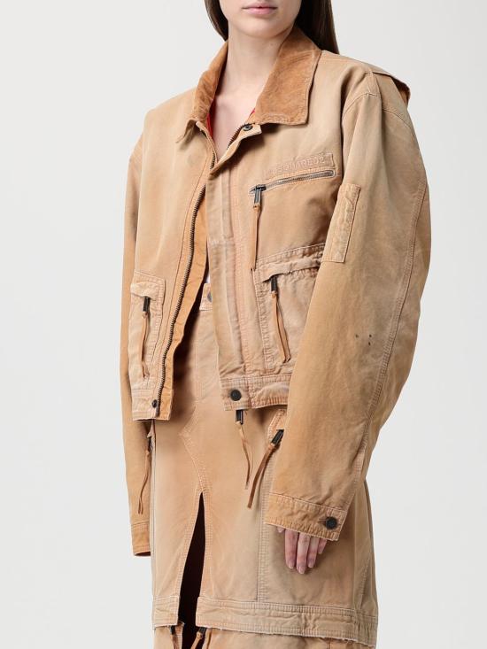 26SS 디스퀘어드2 자켓 S75AM1183D35106 126 Brown - DSQUARED2