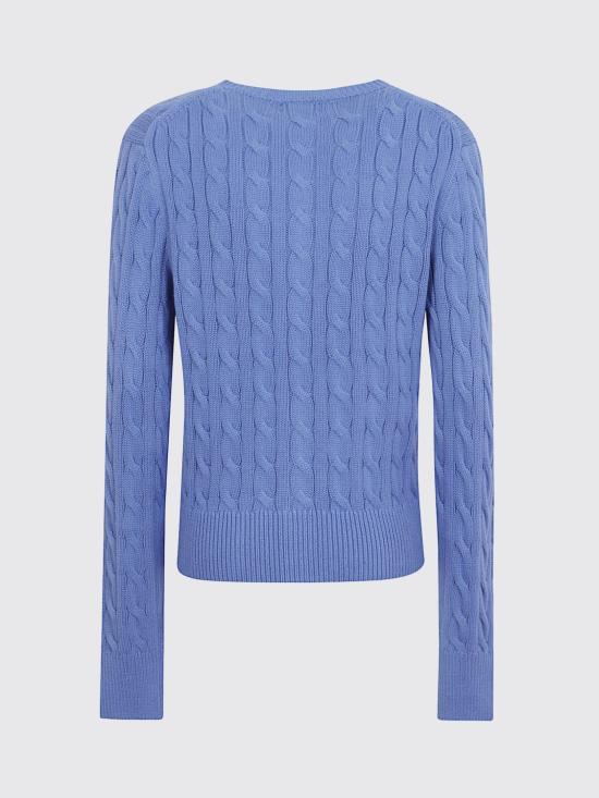 26SS 폴로 랄프로렌 폴로 자수 케이블 니트 가디건 211971868 501 Blue - POLO RALPH LAUREN