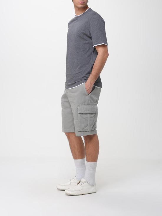 26SS 브루넬로 쿠치넬리 숏팬츠 M252DL0510 C6018 Grey - BRUNELLO CUCINELLI