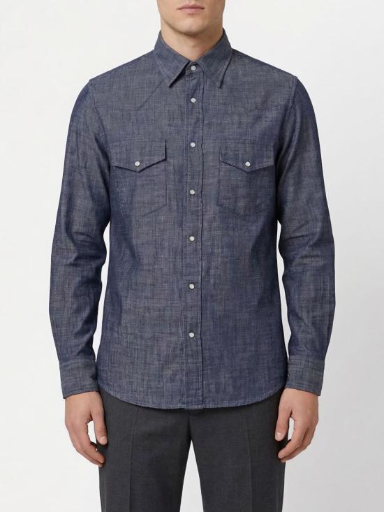 26SS 일레븐티 셔츠 X75CAMA09TES0I185 19N Blue